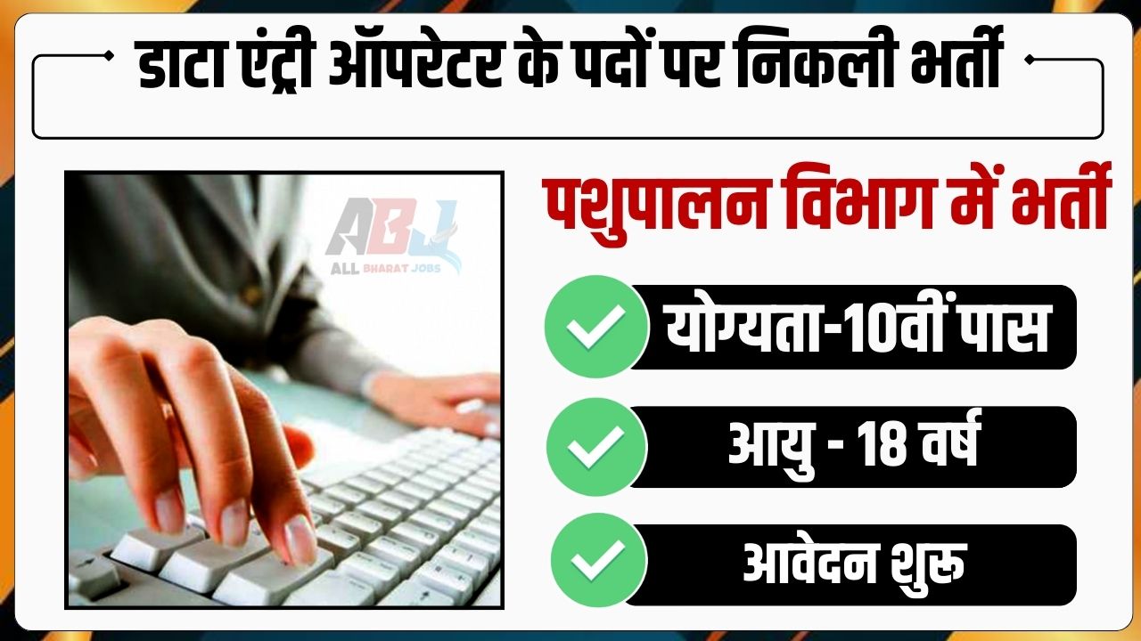 10th Pass Data Entry Job 2024